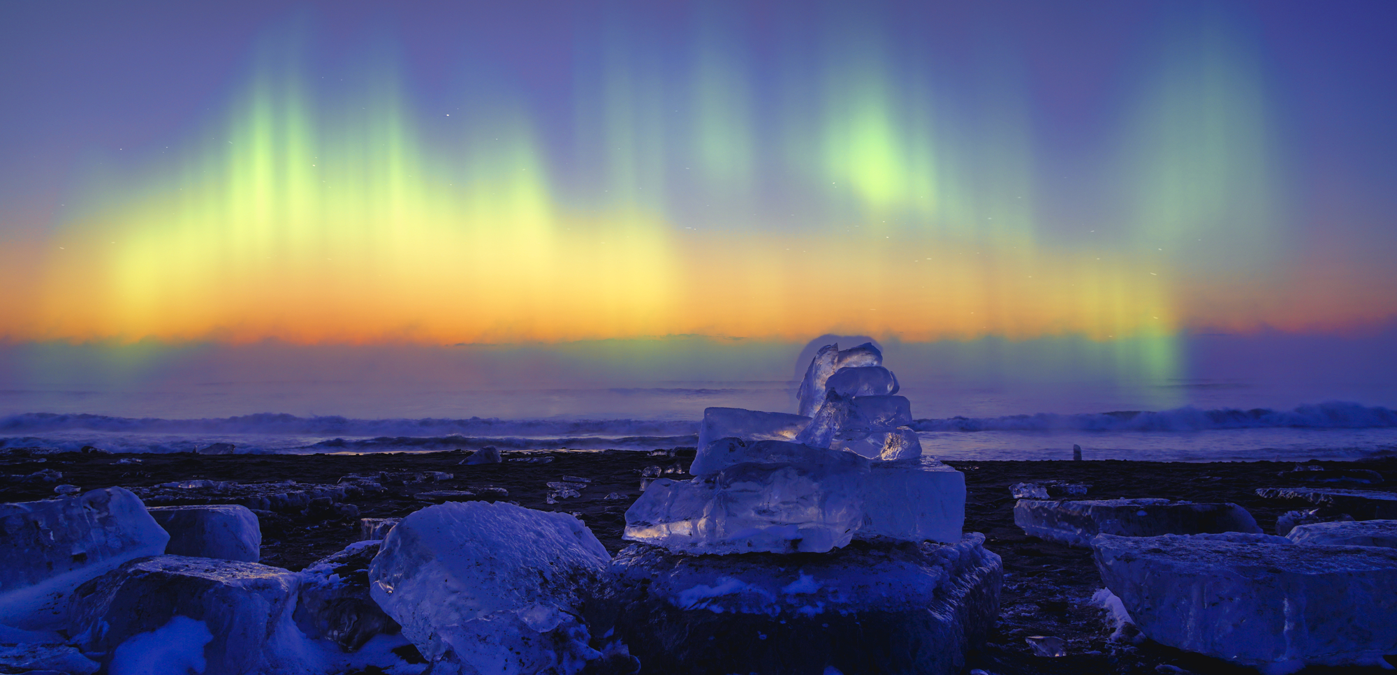 オーロラ　日本