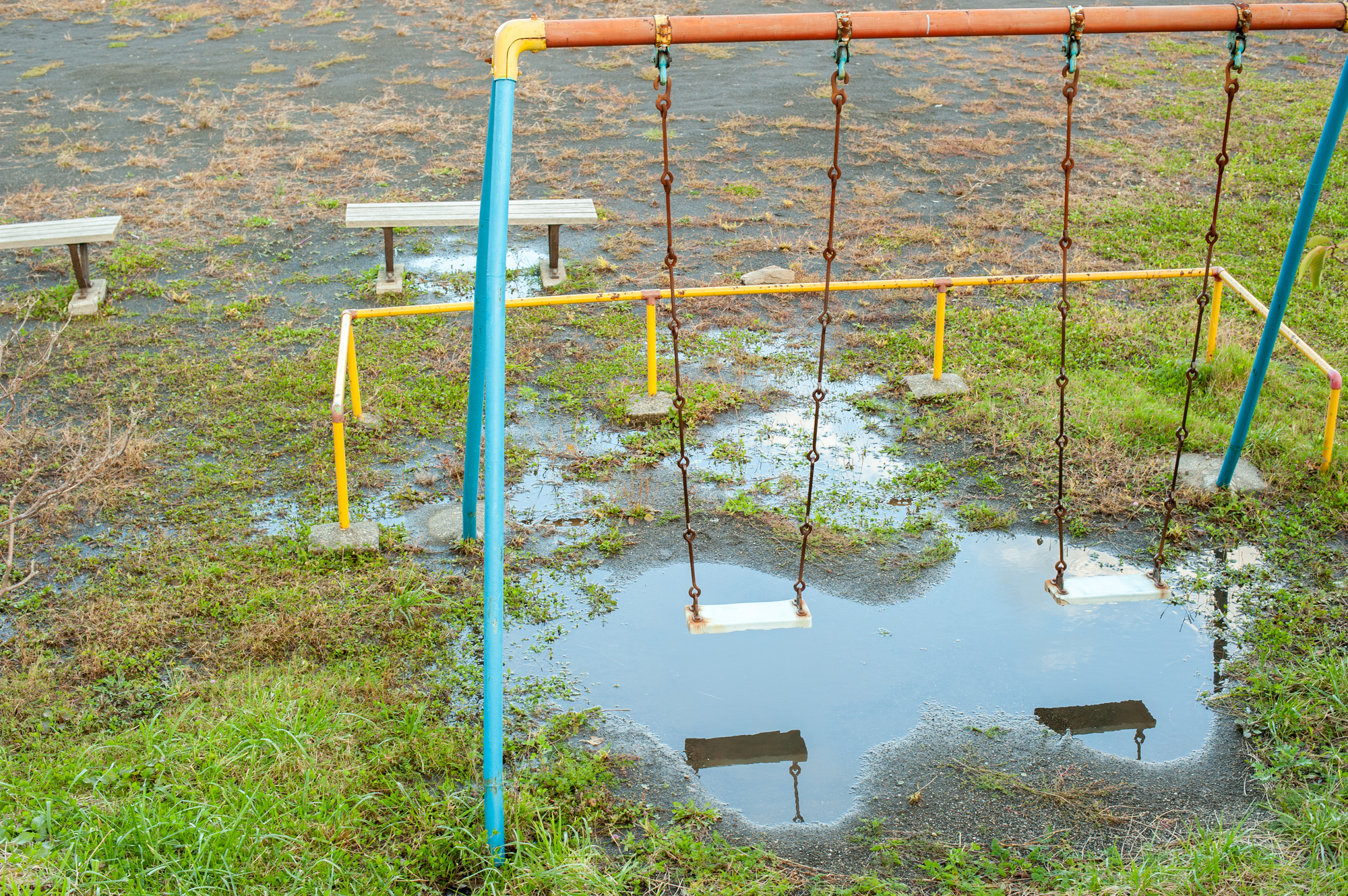 水はけが悪い 水はけが良い 土地